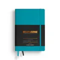 LEUCHTTURM1917 373022 Bullet Journal - Edition 2, Notizbuch Medium (A5), Hardcover, 206 nummerierte Seiten, 120 g/m² Papier, dotted, Turquoise25