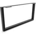 HEVVA Möbelbein GRAZ 25 cm Hoch 50 cm Tief 1 Stück Schwarz