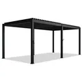 Juskys Pergola Lamellendach Tahiti 3 x 5,9 m Anthrazit