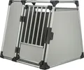 TRIXIE Transportbox, Aluminium - hellgrau/silber - 91 × 85 × 89 cm