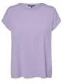 VERO MODA Damen VMAVA Plain SS TOP GA JRS NOOS T-Shirt, Pastel Lilac, Medium