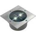 Ranex 5000.198 Solar Bodeneinbaustrahler, viereckig, Außen-Bodenbeleuchtung, Edelstahl, IP67, Garten, 1 Glühbirne(n), LED - Silber
