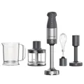 Kenwood Triblade XL HBM60.307GY Stabmixer inkl. Schneebesen, Messbecher, Kartoffelstampfer & Zerkleinerer, SureGrip Technologie, variable Geschwindigkeit, 1.000W Motor, Grau
