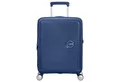 American Tourister® Koffer Soundbox - 4-Rollen-Kabinentrolley 55 cm erw. (blau), 4 Rollen