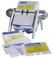 Durable 2417 23 Visitenkartenkartei VISIFIX® FLIP VEGAS, metallic silber
