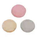Wurm, Sitzauflage Kunstfell aus Polyester Braun, Beige, Rosa 3-fach, Ø35cm, 1004