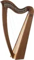 Classic Cantabile H-22 WN Keltische Harfe 22 Saiten - Celtic Harp mit 22 Saiten - In Es-Dur gestimmt - Mit Halbtonmechanik - Aus Walnussholz - Inklusive Tasche und 2 Stimmschlüssel - Höhe: 83,5 cm