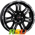 Borbet CW8 black rim window polished matt 8x18" ET50 LK5 130 ML 78.1 Alufelge...
