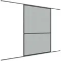 Primaster - Insektenschutz-schiebetür Anthrazit 120x240cm Fliegengitter