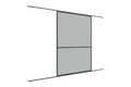 Primaster Fliegenschutz-Schiebetür 120 x 240 cm anthrazit/anthrazit kürzbar