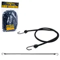 fuxton fuxton 10 Spanngurte mit Haken, 100 cm schwarz Spanngummi, (Expander, Gepäckspanner, Gummiband) für Fahrradträger, Ladungssicherung, Auto