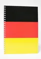 ADINA Premium Collegeblock Kollegblock "Deutschlandfahne" A4 dotted (gepunktet)