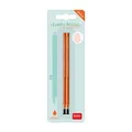 2 Pcs Lovely Friends Refill - 0,5 Mm - Orange Ink