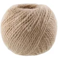 LANA GROSSA Natural Lama Chunky | Voluminöses Garn aus feinen Baby-Lama Fasern | Handstrickgarn aus 100% Lama (Baby) | 50g Wolle zum Stricken & Häkeln | 70m Garn FB10
