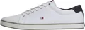 Tommy Hilfiger Herren Vulcanized Sneaker Schuhe, Weiß (White), 42