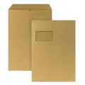 Versandtasche 05270336 C4 mit Fenster selbstklebend braun 250 Stück