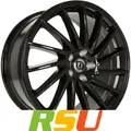4x Diewe Briosa neros 8.5x19" ET43 LK5 108 ML 63.4 Alufelgen 19 Zoll
