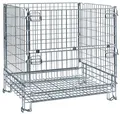 Kongamek Gitterbox verzinkt 1200x1000x1180mm vorne halb zu öffnen 1000kg Tragkraft