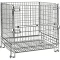 Kongamek Gitterbox Verzinkt 1200x1000x1180mm Vorne Halb Zu Öffnen 1000kg Tragkraft