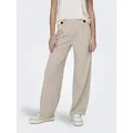 JDY Jerseyhose JDYGEGGO NEW LONG PANT JRS NOOS Materialmix grau XL (42)