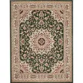 Mazovia Orientteppich Orientalisch Vintage Teppich Kurzflor Wohnzimmerteppich Grün, 200 x 300 cm, Fußbodenheizung grün 200 x 300 cm