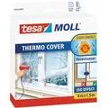 Moll Thermo Cover Fenster-isolierfolie - Transparente Isolierfolie Zur Wärmedämmung An Fenstern - Inklusive Praktischer Klebelösung - 4 M X 1,5 M - Tesa