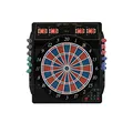 Karella Dartautomat CB-50, elektronische Dartscheibe mit 27 Spielen und 159 Spielvarianten, exakte Turniermaße in 2-Loch-Ausführung, Profigerät