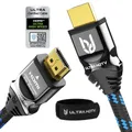 UltraHDTV Ultra High Speed HDMI 2.1 Kabel, 48 Gbps für 8K@60Hz & 4K@120Hz HDMI-Kabel, (300 cm), Premium Zertifikat - DTS: X, HDCP 2.2&2.3, HDR10+, eARC
