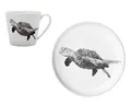 Maxwell & Williams Marini Ferlazzo Becher und Teller Sea Turtle Schildkröte aus Bone China Porzellan