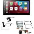 Pioneer SPH-DA160DAB 2-DIN Autoradio Apple CarPlay Android Auto Bluetooth DAB USB passend für Alfa Romeo 147 2000-2010 schwarz