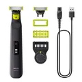 Philips QP6542/15 OneBlade Pro 360 Herrenrasierer, 14 Längenstufen, 360° Klingen
