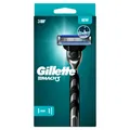 Procter & Gamble Service GmbH Gillette Mach3 Rasierapparat, mit 1 Ersatzklinge, Rasierer für Männer im schlanken Design, 1 Packung = 1 Rasierier + 1 Ersatzklinge 8001090442819