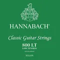 Hannabach Klassikgitarre-Saiten Serie 800 Low Tension versilbert Komplettsatz, 800LT, Saiten für Gitarre (versilberter Kupferdraht, niedrige Spannung, für Konzertgitarren zum Einstieg)