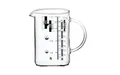 WMF Gourmet Messbecher Glas 500 ml, hitzebeständiges Glas, Messbecher 500ml, Skalierung für Liter, Milliliter, Tassen und Gramm