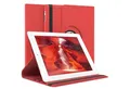 EAZY CASE Tablet-Hülle Rotation Case für Apple iPad 2. / 3. / 4. Gen. 9,7 Zoll, Tabletcase Flipcover Smart kratzfest Hülle aufstellbar drehend Rot