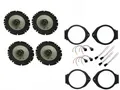 Alpine Lautsprecher Set Tür vorne hinten für Opel Astra K Bj 15 -21 440 Watt