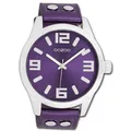 Oozoo Damen Armbanduhr Timepieces Analog Leder lila UOC1080A