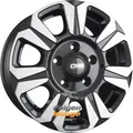 CMS C31 diamond black 6.5x17 ET62 - LK6/130 ML84.1 Alufelge schwarz