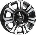 4x Alufelgen CMS C31 diamant schwarz 6,5x17 ET62 LK6 130 17 Zoll Felgen Alu