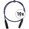 Pronomic Stage DMX3-1 DMX-Kabel 1m 10x Set