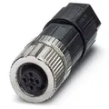Phoenix Contact - 1424652 Sensor-/aktor-steckverbinder, Unkonfektioniert M12 Buchse, Gerade Polzahl S