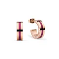 Bering Creolen 725-399-05 Edelstahl IP rosé Zirkonia