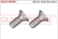 Quick Brake Schraubensatz, Bremsscheibe 11671K für ABARTH CITROËN