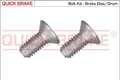 QUICK BRAKE 11671K Screw Set, brake disc for ABARTH CITROËN DS FIAT FORD HONDA O