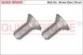 2x Bremsscheibenschraube 11671K QUICK BRAKE für CITROËN PEUGEOT SUZUKI FIAT OPEL