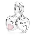 PANDORA Schmuck Silber Charm-Anhänger Mutter & Tochter 799187C01