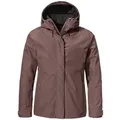 Schöffel 3-in-1-Funktionsjacke 3 in 1 Jacket Style Okere WMS mit verstellbarer Kapuze lila L (40)