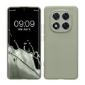 kwmobile Handyhülle kompatibel mit Xiaomi Redmi Note 14 Pro 5G / Poco X7 Hülle - Handy Case aus weichem Silikon in Graugrün