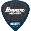 IBANEZ Grip Wizard Series Sand Grip Flat Pick - blau 6 Stück (PPA16XSG-DB)