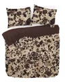 Kayori Bettwäsche "Nihon", beige (natur), B/L: 135cm x 200cm, 1 Stk., 1 Stk., Mako-Satin, B/L: 80cm x 80cm, 2 Stk.